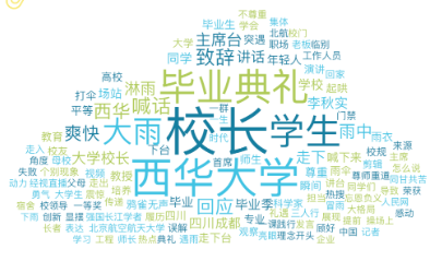 事件舆评 | 西华大学毕业典礼遇大雨，校长与学生“同甘共苦”引争议